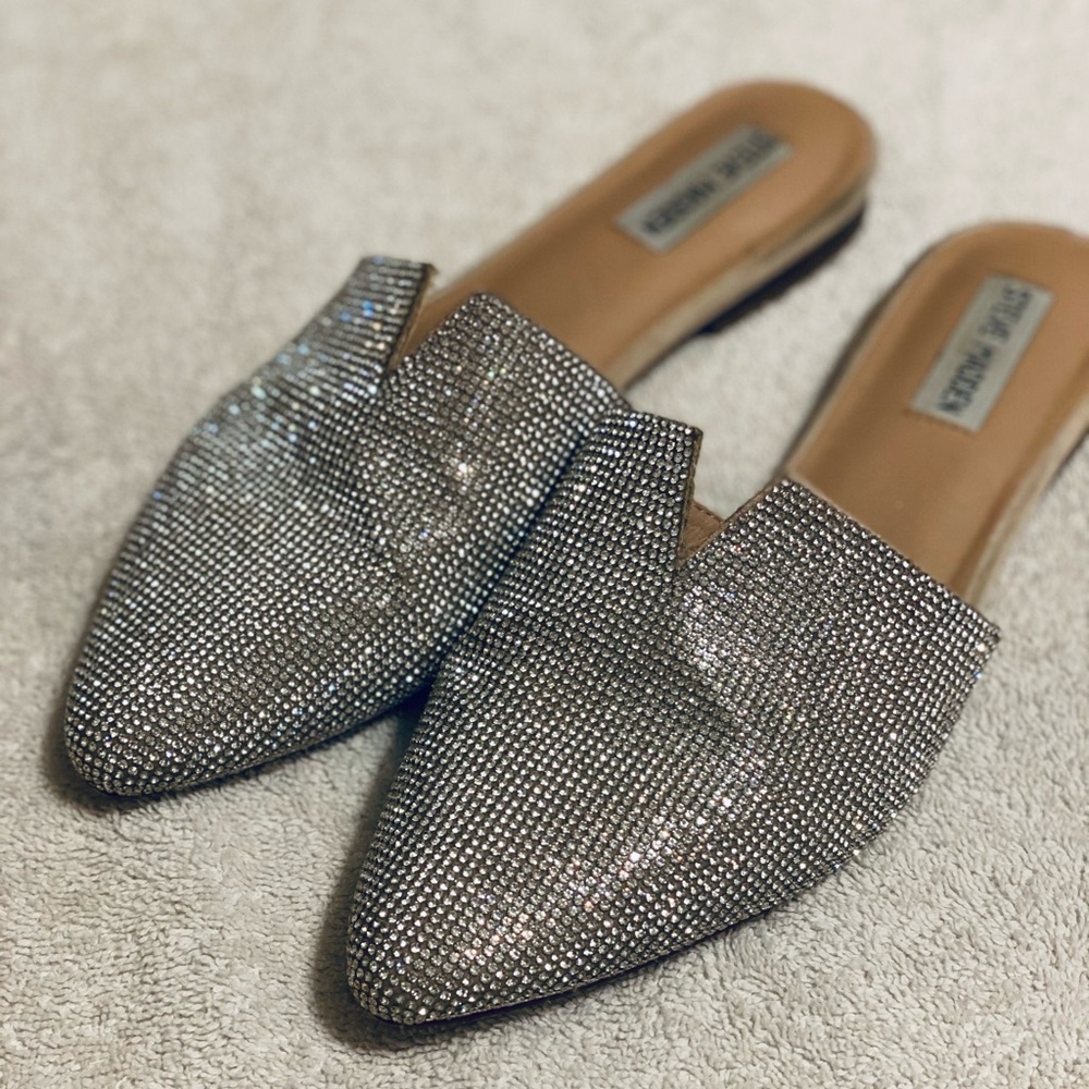 Steve Madden Rhinestone Mules
